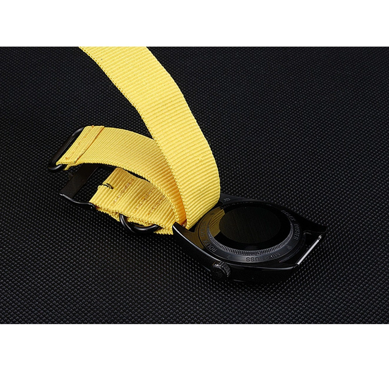 Rolex copies cheap 621999 Strap Nylon Rolex Bamford Yellow Milgauss 0530
